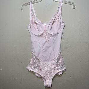 Diana Secret 40B Pink Bodysuit Shaper Tummy Control Compression Shapewear